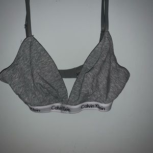 Calvin Klein grey bra